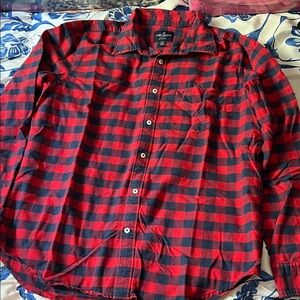 American Eagle Outfitters Plaid Button Down Size L